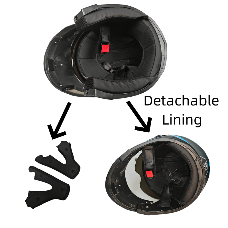 Çıkarılabilir İç Güneşlikli Fl - Full Face Motorcycle Helmet With Bluetooth incelemesi ve fiyatı