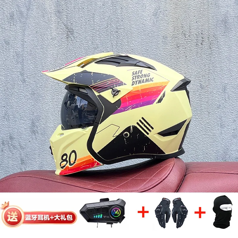 Orz Bluetooth Kask Off Road Mo - Full Face Motorcycle Helmet With Bluetooth incelemesi ve fiyatı