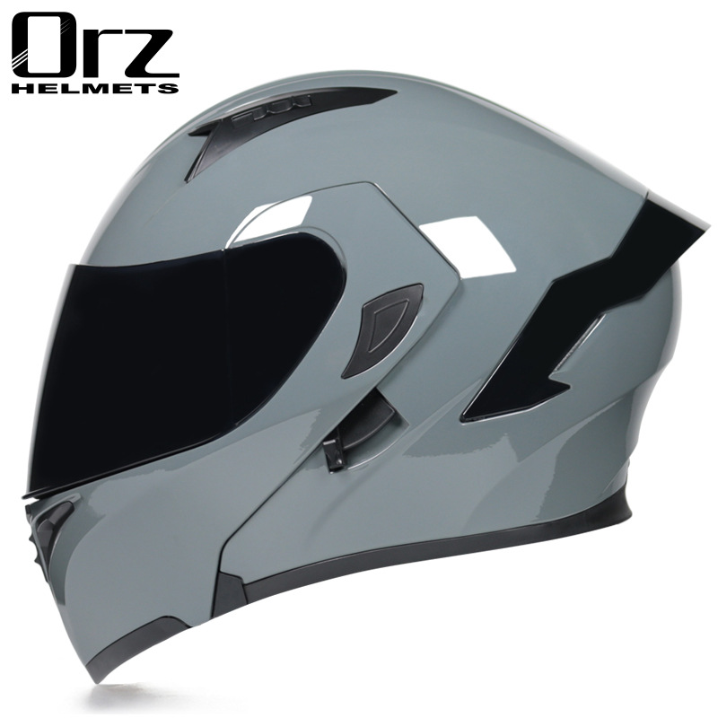 DOT onaylı güvenlik modüler ka - Dual Visor Motorcycle Racing Helmet incelemesi ve fiyatı