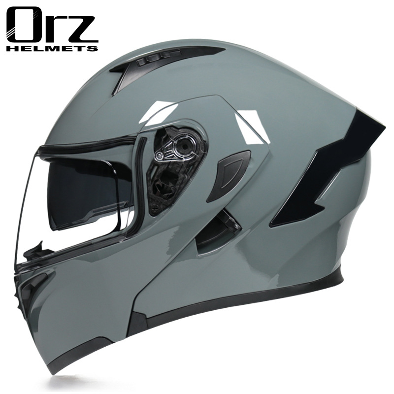 DOT onaylı güvenlik modüler ka - Dual Visor Motorcycle Racing Helmet incelemesi ve fiyatı