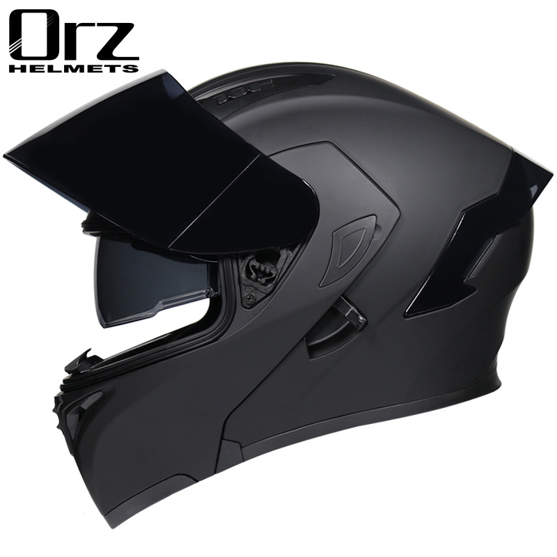 DOT onaylı güvenlik modüler ka - Dual Visor Motorcycle Racing Helmet incelemesi ve fiyatı