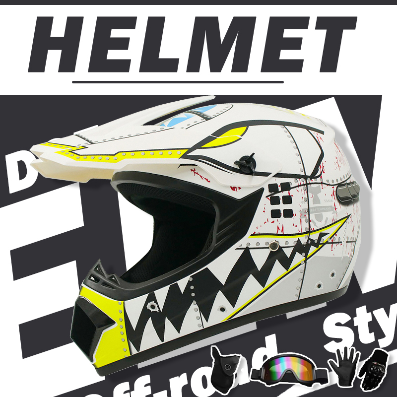 Motokros ve Off-Road Kask Seti - Off Road Motocross Helmet Goggles Set incelemesi ve fiyatı