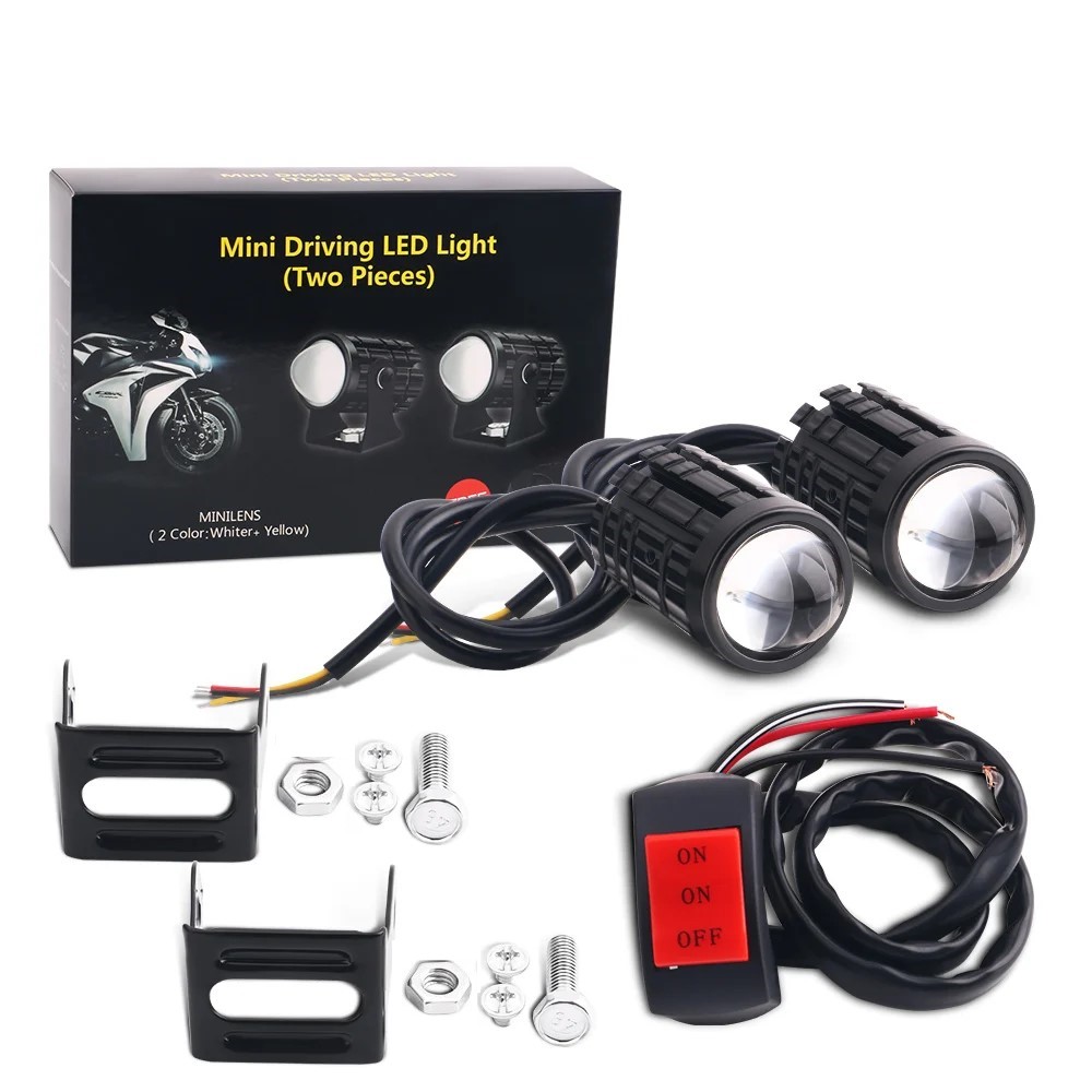 Evrensel Motosiklet LED Far Pr - Universal Motorcycle Led Headlight Projector incelemesi ve fiyatı