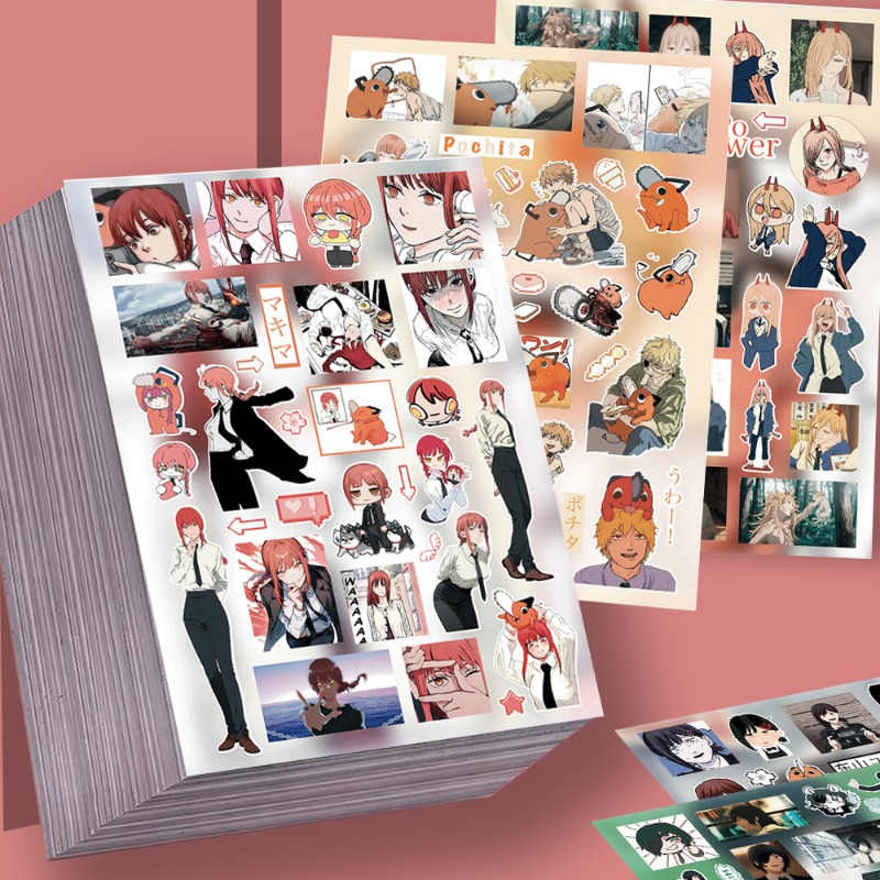 Chainsaw Man 8 adet Sticker Yü - Atv Parts incelemesi ve fiyatı