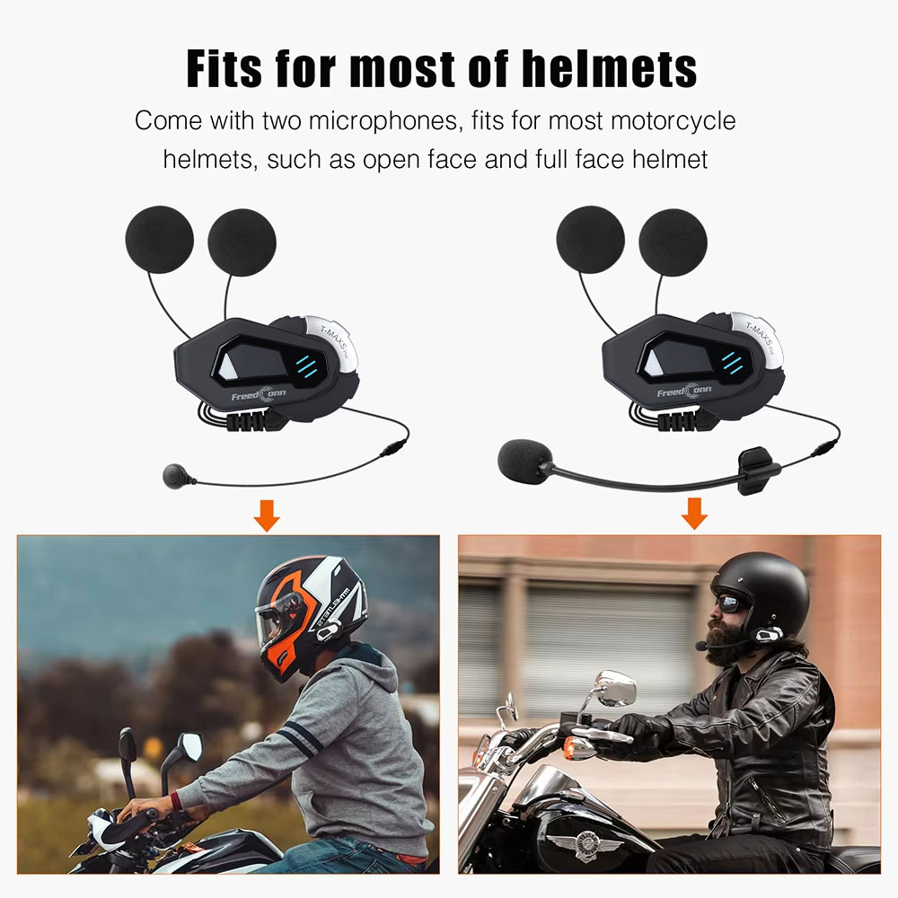 FreedConn T MAX S PRO Motosikl - Full Face Motorcycle Helmet With Bluetooth incelemesi ve fiyatı
