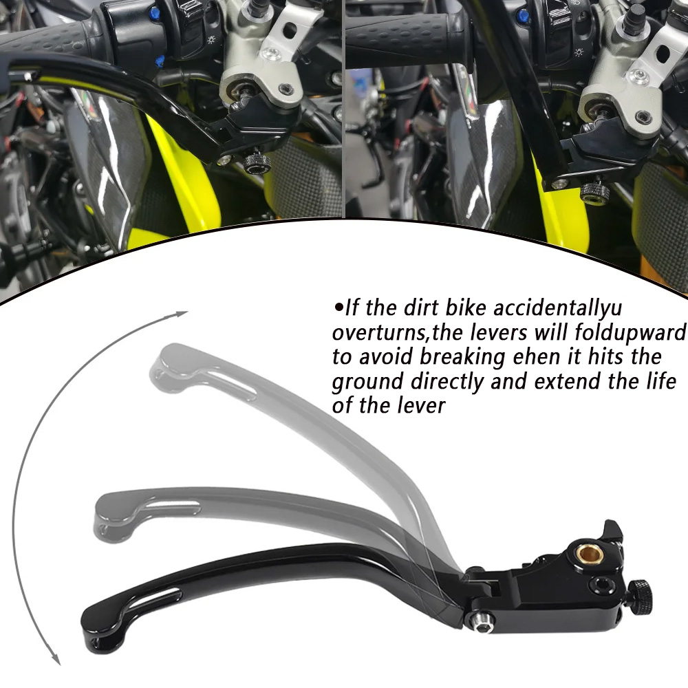RUSH 1000 Ayarlanabilir Fren D - Cnc Aluminum Adjustable Brake Clutch Levers incelemesi ve fiyatı