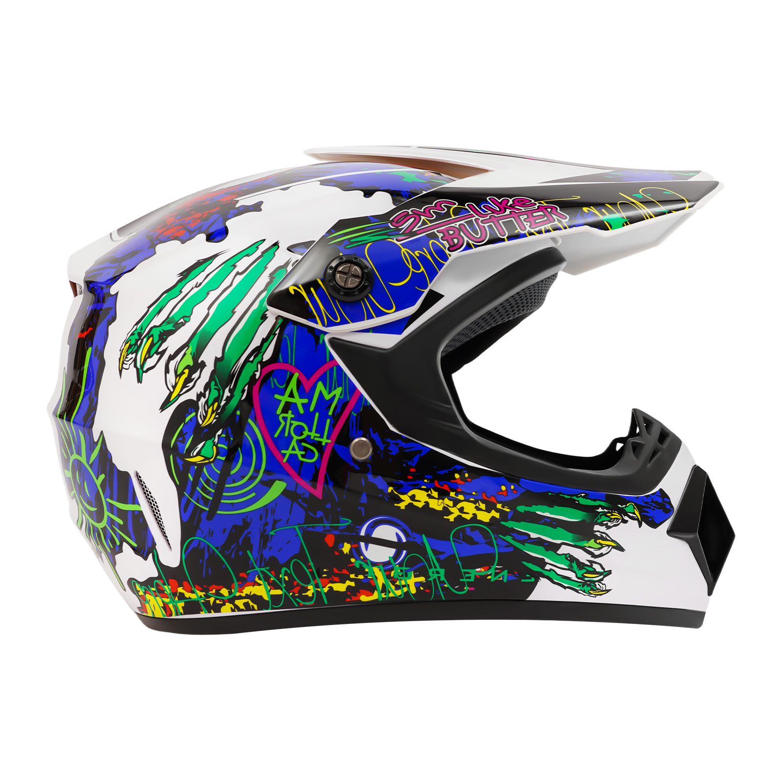 57-58 cm boyutlarında, gözlük  - Off Road Motocross Helmet Goggles Set incelemesi ve fiyatı