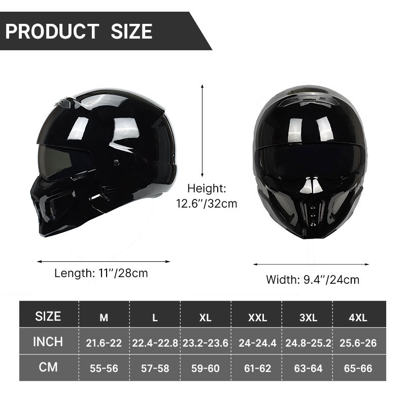 Sağlam Parlak Siyah Akrep Tam  - Full Face Motorcycle Helmet With Bluetooth incelemesi ve fiyatı