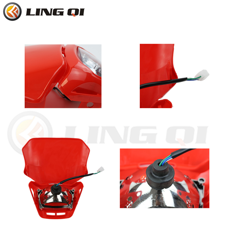 LINGQI 12V 35W LED Far PP Plas - Universal Motorcycle Led Headlight Projector incelemesi ve fiyatı